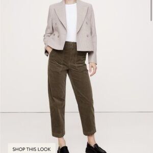 Banana Republic Corduroy Barrel Pant in Sycamore Brown, Size 0 (XS / S)